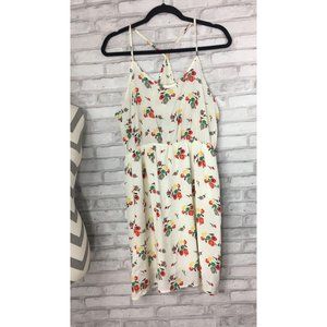 Everly summer floral print dress size L (Junior)